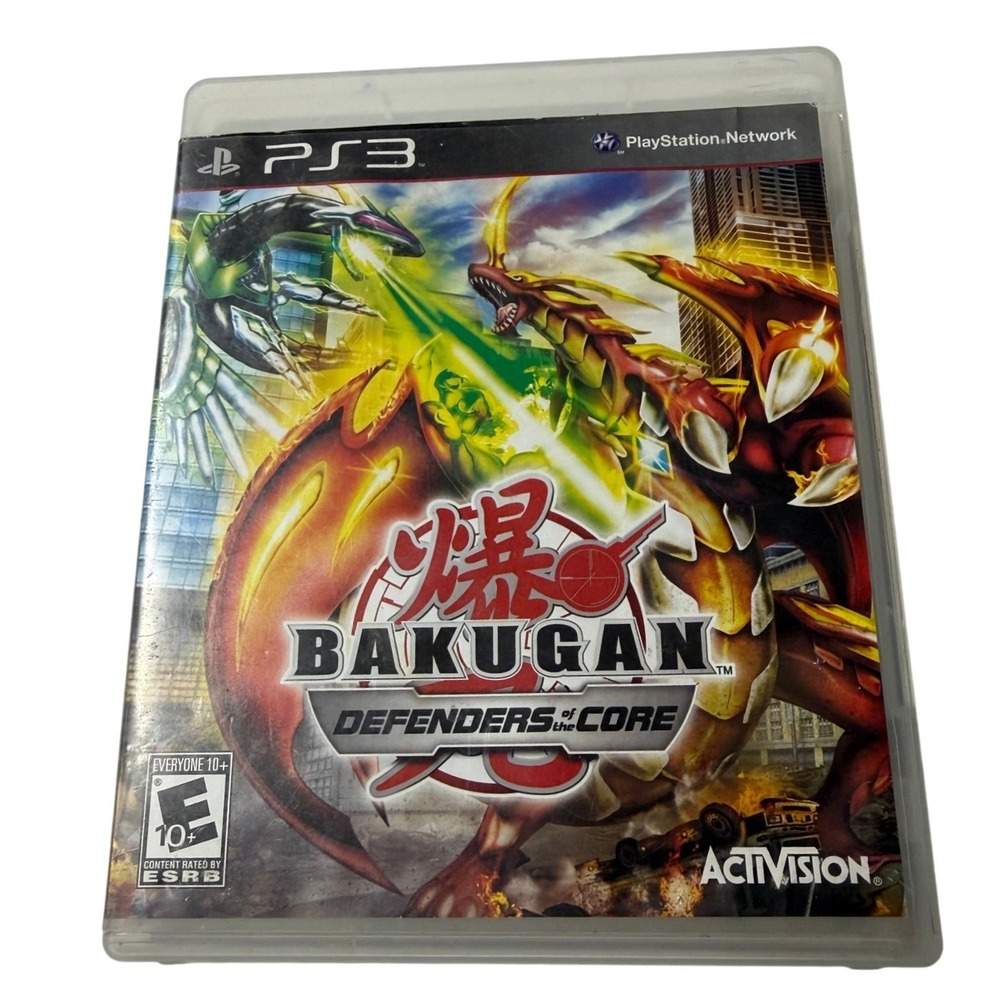 Bakugan Defenders of the Core Sony PlayStation 3 PS3 Game Activision 2010